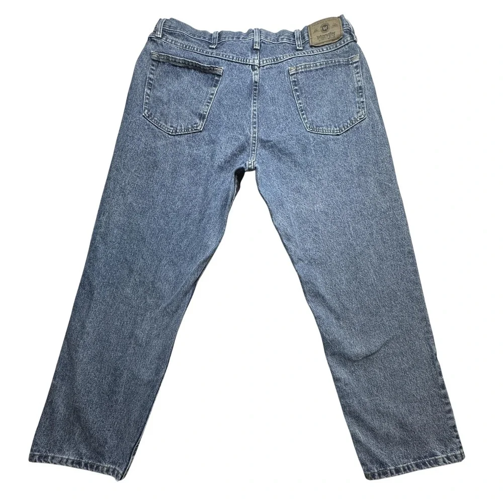 Wrangler Jeans Mens 36x30 (36x28) Blue Relaxed Fit Hero Authentic Denim Classic‎